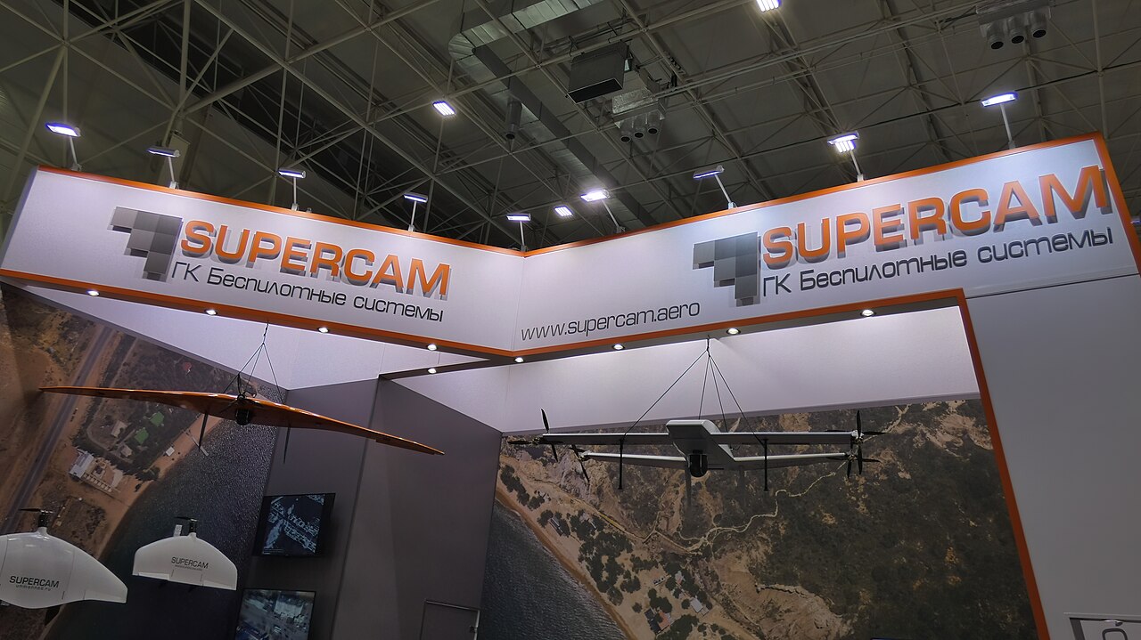 S350 UAV and quadrocopter by Supercam during the "Armiya 2021" exhibition.jpg
